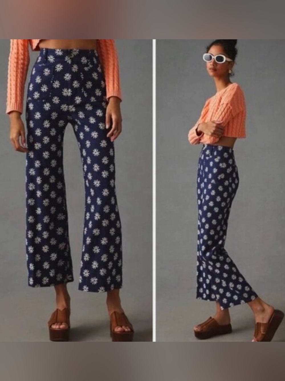 Maeve Colette Wide Leg Linen Pants